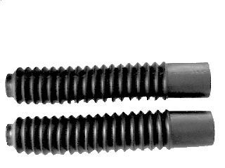 voorvorkrubbers (set) zwart DT-MX
